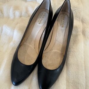 Cole Haan Women's Black Leather Pumps